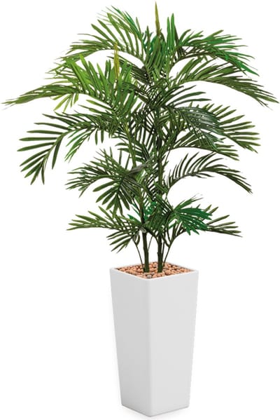 Kunstplant Areca palm in Clou vierkant H175 cm