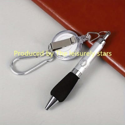 Mini Porte-clés & Set de Stylo - Portable, Stylo Neutre avec Boutons, Plastique Durable, Idéal pour Accessoires de Mode, Accessoire de Mode | Boutons Colorés 0.5mm