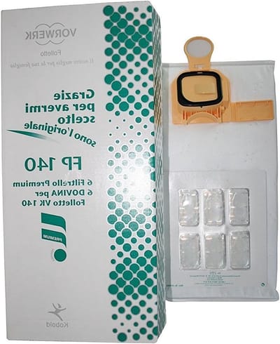 41435 Originele Vorwerk Kobold VK140 VK150 + Dovina verpakking 6 zakjes + 6 geuren