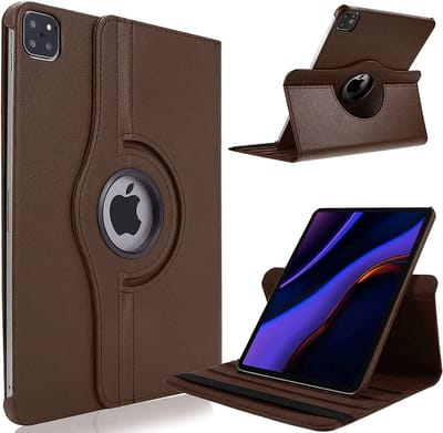 Draaibaar Hoesje 360 Rotating Multi stand Case - Geschikt voor: Apple iPad Pro 11 inch (2020) - Apple iPad Pro 11 inch (2021) - Apple iPad Pro 2022 11 - bruin
