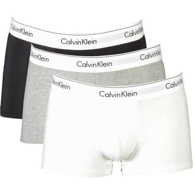 Calvin Klein Low Rise Stretch Boxer Briefs Europese Versie 3-Pack Heren ondergoed LV00NB4389-MP1 S gray