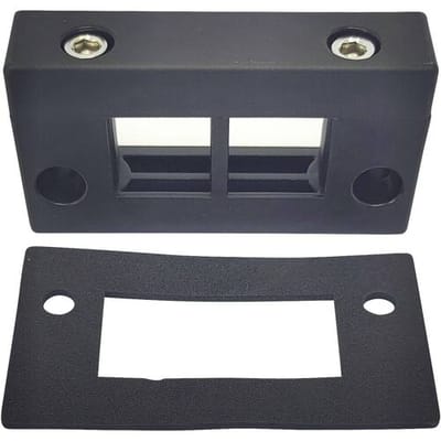 TRU COMPONENTS DVK-W2 Kabelinvoeringsplaat Klem-Ø (max.) 16 mm Polyamide Zwart 1 stuk(s)