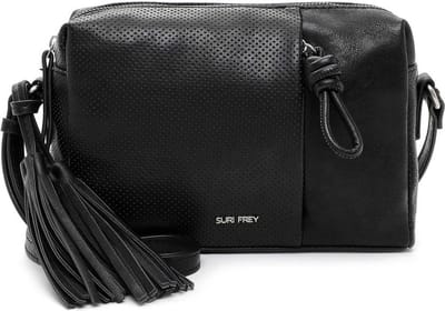 SURI FREY Schoudertas Nicky Handbag With Zipper Black Zwart
