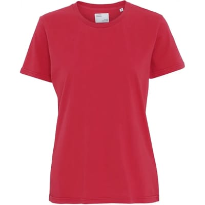 Dames-T-shirt Colorful Standard Light Organic scarlet red