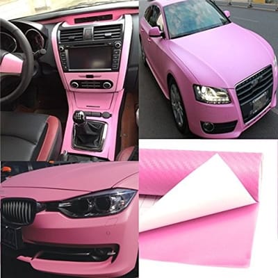 Store_8 - Diy Carbon Vinyl Wrap Folie - Zelfklevende Sticker - Roze