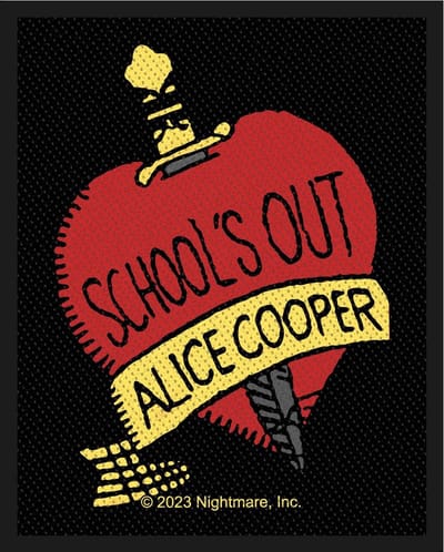 Alice Cooper - School's Out Patch - Zwart