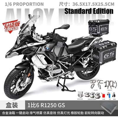 Afstandsstart Spray 1:6 Bmw R1250 Gs Adventure Adv Legering Metaal Diecast Model Motorfiets Simulatie Huis Trendy Sieraden Verjaardag