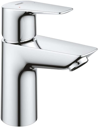 Grohe BauEdge - Wastafelkraan met push open waste, chroom 23895001