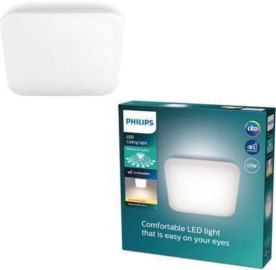 Philips Myliving mauve 2700k led ceiling lamp sq 17w