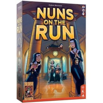 999 Games - Nuns on the run - Verstoppertje aan tafel! - 2 tot 8 spelers - Bevat spelregels in NL EN FR