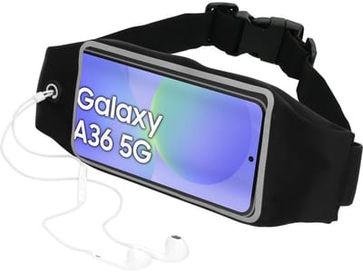 Mobiparts Comfort Fit Sport Belt geschikt voor Samsung Galaxy A36 - Zwart