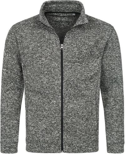 Fleece vest premium donker grijs voor heren - Outdoorkleding wandelen/camping - Vesten/jacks herenkleding XXL