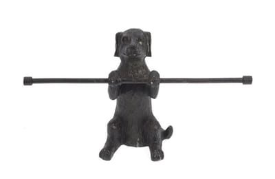 Sieradenhouder Hond zwart, 16x5,8x9,3cm