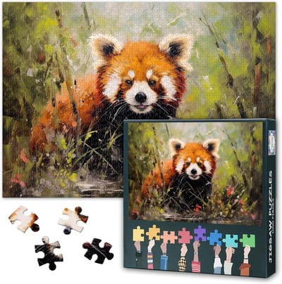 Puzzel 1000 stukjes - Legpuzzel Volwassenen - Ontspanning Thuis - Gedetailleerd Natuur Design - 70 x 50 cm - Dieren