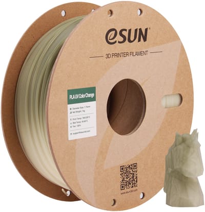 eSun PLA-UV Color change Groen / Green 1 kg - 1.75mm - 3D printer filament