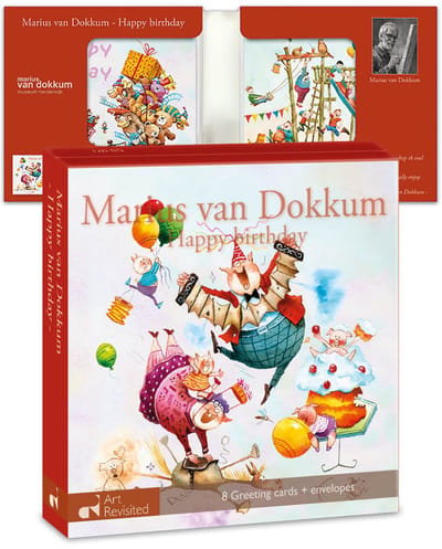 Kaartenmapje Marius van Dokkum - Happy birthday
