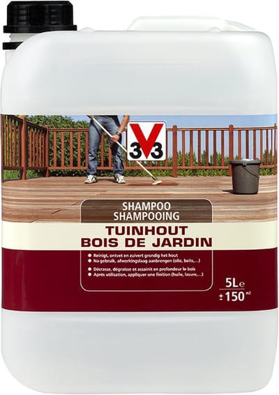 V33 Tuinhout reiniger 1Lt voor alle tuinhout