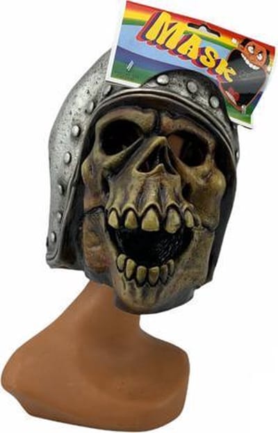Halloween latex griezel masker Skull Warrior
