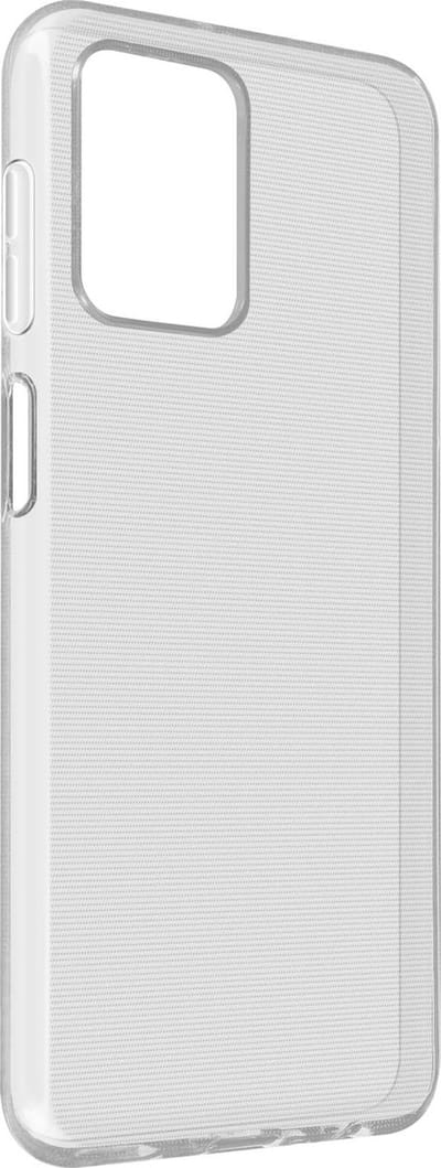 Bigben Connected, Hoesje geschikt voor Motorola Moto G53 5G - Flexibel SiliSoft Anti-Vergeling, Transparant