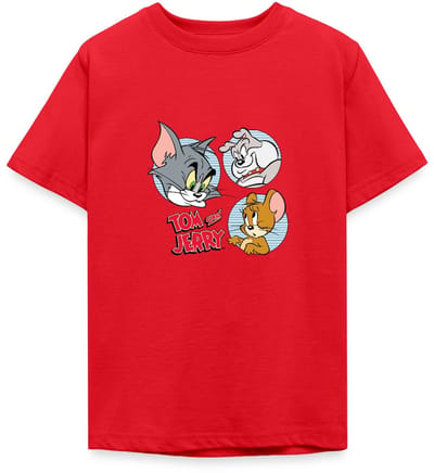 Tom En Jerry Met Hond Spike T-Shirt Tiener