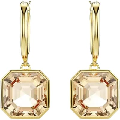Swarovski Millenia Serie Geluks Imitatie Kristal Oorbellen Dames oorbellen Karamel 5731148 Box (Random Color)