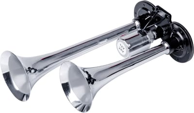 Dubbele claxon - 2 tonen - 12/24V - 118dB