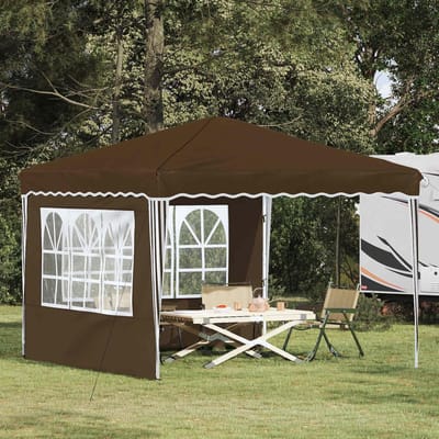 Pop-up Partytent - Feest Tente - Buiten Feesten - Waterdicht Oxford - 288 x 288 cm - Taupe