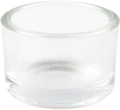 Creativ Company Glazen Waxinelicht 3,2x5 cm 48 stuks
