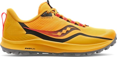 Saucony Peregrine 12 Heren - Sportschoenen - Hardlopen - Trail - geel/zwart