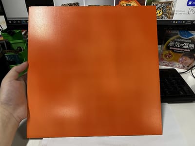 Creatorally 8 stuks Plaat - oranje kleur Multiplex Zonder Verf - Multiplex Platen - 3mm - 30x30cm - Perfect voor Pyrografie Lasersnijden CNC Fretwerk Rolzaag Freeswerk - Modelbouw Laser Snijden Graveren