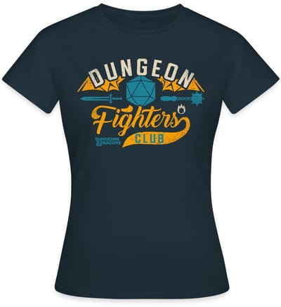Dungeons And Dragons Dungeon Fighter Club T-Shirt Dames