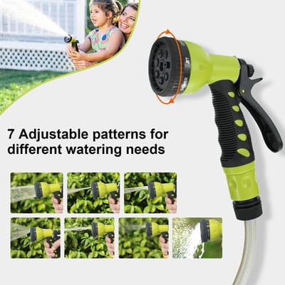 Automatische tuinslanghaspel 20 + 2 m met sproeimondstuk - Wandroller voor intensief gebruik - Buiten irrigatie slang Tuinslang haspel