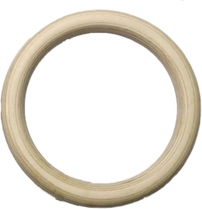 Gymnastiekringen - Fitness ringen - Krachttraining thuis - Vochtafvoerende grip - 28/32 mm - Houtkleur