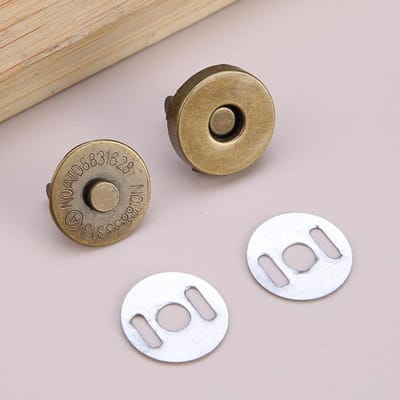 10 Pièces/Paquet 14-18MM Boutons Pression Magnétiques Fermoirs Boutons Sac à Main Porte-Monnaie Portefeuille Artisanat Sacs Pièces Accessoires 14mm