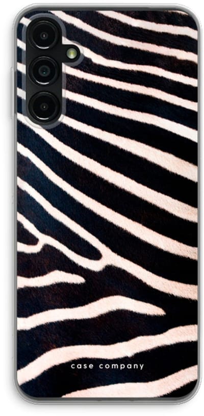 Case Company® - Hoesje geschikt voor Samsung Galaxy A14 hoesje - Zebra - Soft Cover Telefoonhoesje - Bescherming aan alle Kanten en Schermrand