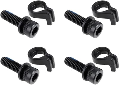 Dailygoods- Remklauw Bevestigingsbout M6x18,7mm - 4 Sets - Snap Ring - Compatibel met Shimano BR-S7000 - Staal - Veilige Montage - Remklauw Bout