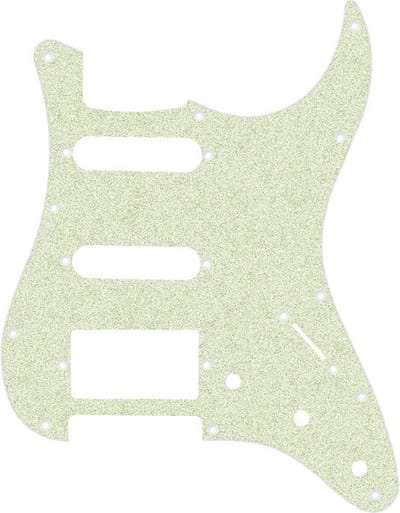 Boston ST3SSH-SCH pickguard, Stallion, 3 ply, SSH, sparkling champagne