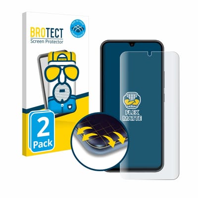 BROTECT - Screenprotector voor Samsung Galaxy A34 5G - Folie Beschermfolie matte volledig dekking 2 Stuks