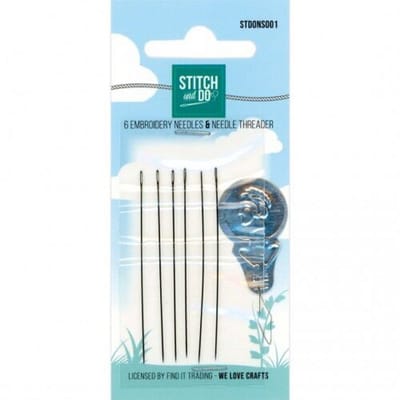 Stitch And Do - Needle naalden Set Voor kaarten borduren
