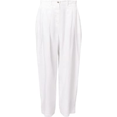 AllSaints Becca Linen Trouser Antique White Taglia: 2 | Pantaloni da completo Outlet | Donna | Bianco