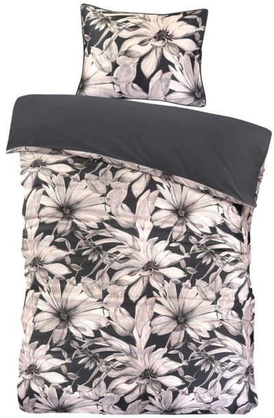 Dekbedovertrek Luna Katoen Satijn - 140x200/220 cm - Navy - Super Zacht - Hoogwaardige Kwaliteit