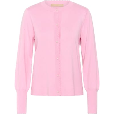 Vrouwelijke scallop cardigan CULTURE Annemarie Solid