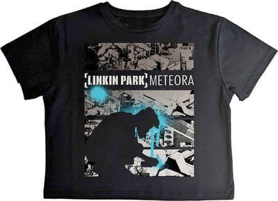 Linkin Park - Meteora Drip Collage Crop top - S - Zwart