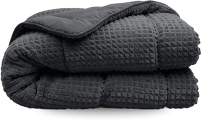 Zelesta Special Teddy Check Dekbed - Antraciet 200x200cm