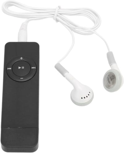 Draagbare 64 GB USB Muziekspeler met Koptelefoon en HD Speaker - Oplaadbare HiFi MP3 Player voor Sport, Studie en Reizen