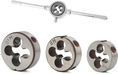 Ronde Draad Snijgereedschap, Draad Snijdies voor Buiten Draad, Precisie Draad Snijden, Set van 3 Stuks voor Nauwkeurige Draadbewerking en Maken van Ronde Draadprofielen