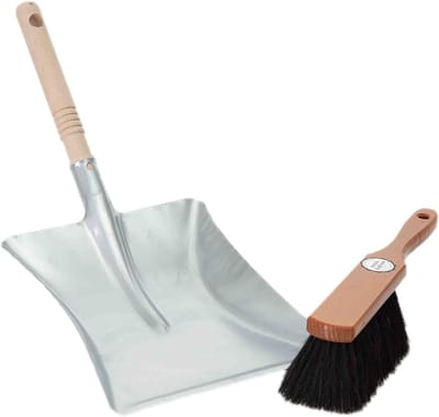 Stoffer en blik set PAARDENHAAR mengsel handborstel stoffer en blik set metalen stoffer en blik bezem zachte borstel paardenhaar handborstel kleine handveegset stoffer en blik set stoffer en blik en blik