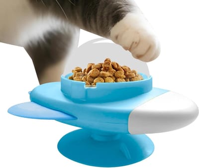 Hondenpuzzel Snacks - Voederdispenser Speelgoed - Hond Bezig Houden - Langzame Voederbal - 15.7L x 15B x 8.4H cm - Blauw