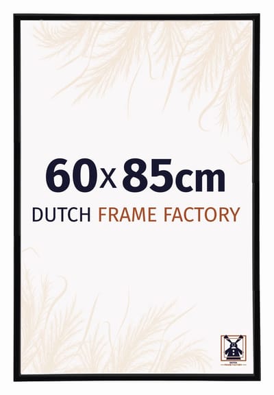 Fotolijst 60x85 cm - Kunststof - Zwart Hoogglans - Angers