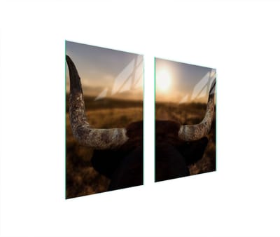 TMK ArtDeko Sloerie - Snijplank - 65 x 52 cm - Hartglas - Multifunctioneel